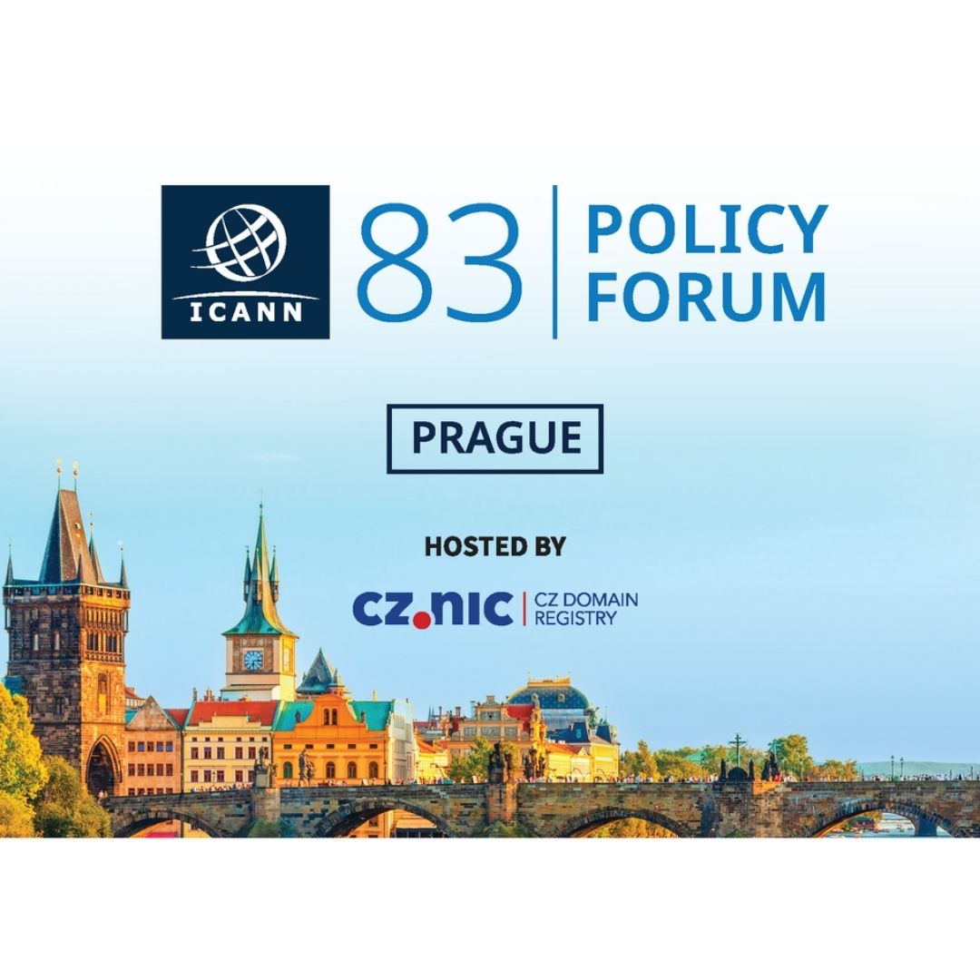The ICANN83 Policy Forum will be held in Prague from 9 to 12 June 2025